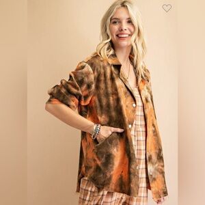 NWT The Amber Corduroy Shacket Shirt